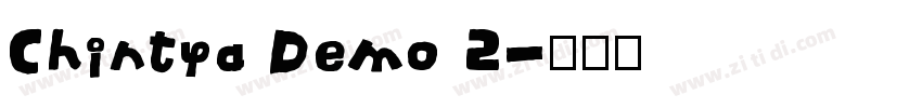 Chintya Demo 2字体转换